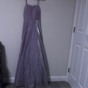 Elegant Purple Evening Gown